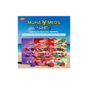 Mambas Live Resin Very Berry Gummies - 3000MG Pack